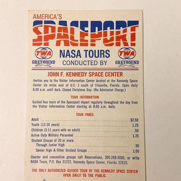 Vintage 1960s Americas Spaceport Nasa Tours Brochure John F Kennedy Space Center - Picture 6 of 9